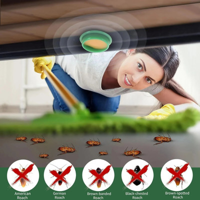 eyuxee 12 Pcs cockroach gel-roach repellent gel for recycling areas(12 Patches)