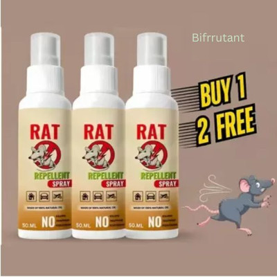 BIFRRUTANT Rat Repellent Spray for Home Pest Control(3 x 16.67 ml)