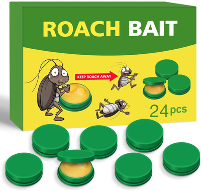SCENTORA Instant Cockroach Killer Gel Pack of 24 – Powerful Formula for Fast Pest Control(24 x 4.17 g)