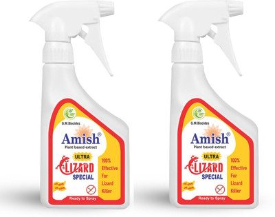 Amish Ultra Lizard Spray Ready to use Spray For Lizard Pack Of 250 ml (Pack Of 2)(2 x 1 Units)