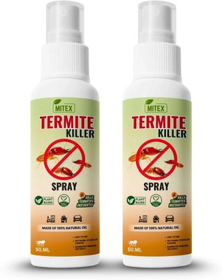 Mitex Natural Termite Repellent Spray | Safe for Furniture, Kitchen & Office Use(2 x 75 ml)