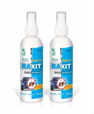 Green Dragon Organic Rat Control Raxit (Vehicle Car Repellent Spray)(2 x 50 ml)