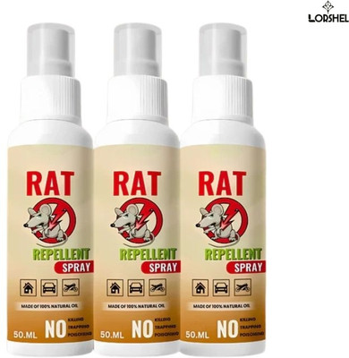 LORSHEL rat buster spray Natural Pest Control Solution latest(3 x 50 ml)