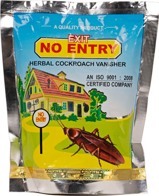 Exit No Entry Herbal Cockroach Vanisher Insect Repellent | Eco-Friendly | Pet Safe | Odourless(250 g)