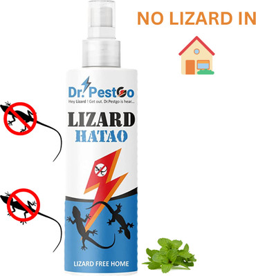 Dr.PestGo Herbal Lizard Repellent Spray in India | Kills & Prevents Lizards at Home(100 ml)