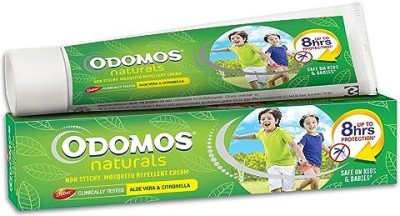 Odomos Naturals Non-Sticky Mosquito Repellent Cream - 25gX25g =50g(2 x 25 g)