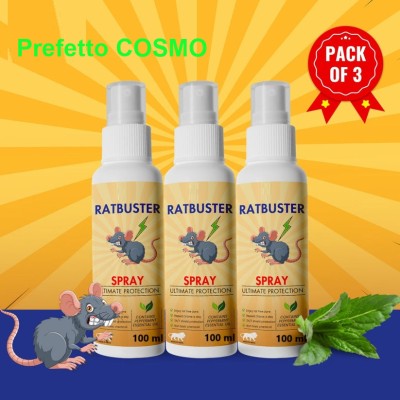 Prefetto COSMO Prevent and Stop Rats with Rat Buster Spray(3 x 100 ml)