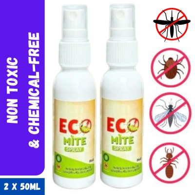 SIYDHA Chemical-Free Eco Mite Spray - Eco-Friendly Insect Repellent for Homes & Garden(2 x 50 ml)