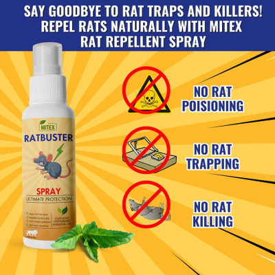 Prefetto COSMO Rat Buster: Protect Your Home from Unwanted Rats(3 x 100 ml)