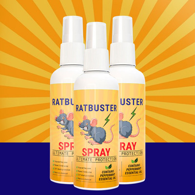 nandurba Stop Rats in Tracks with Powerful Repellent Spray(3 x 50 ml)