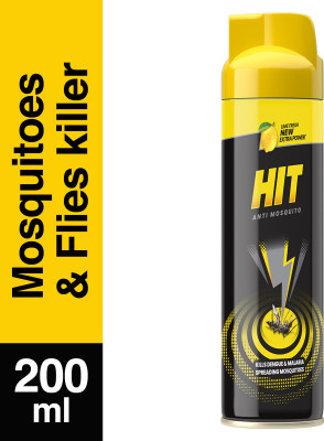 Hit Mosquito & Fly Killer Spray - Lime Fresh(200 ml)