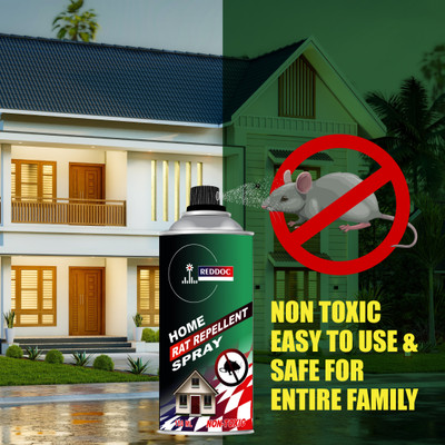 reddoc COMBO Rat/Mouse Repellent Spray for HOME/CAR Highly Effective Lasts to Spray(2 x 250 ml)