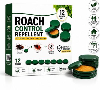 TRADEFLOW Natural Cockroach Repellent for Home Indoor&Outdoor Strong Roach Bait Killer Gel(12 Units)