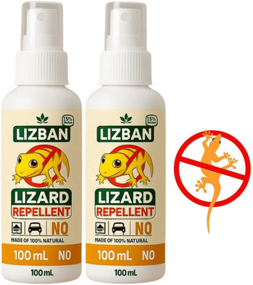 SCENTORA Safe & Effective Repellent for Lizards | Long-Lasting Protection(2 x 100 ml)