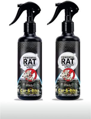 DMS HUB Rat Control Spray Long-Lasting, Chemical-Free Protection for Vehicles, Household(2 x 250 ml)
