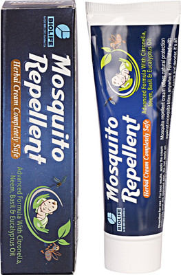 BIOLIFE MOSQUTIO REPELLENT CREAM pack of 4 (50g each)(4 x 50 g)