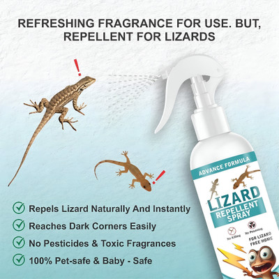 LootZoo Herbal Lizard Repellent Spray – Indoor Safe Pest Control Solution(200 ml)