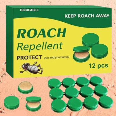 Bingeable Mess-Free Cockroach Killer Cream - 12 Pieces with Natural Formula(12 Units)
