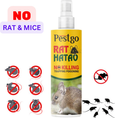 Dr.PestGo Rat repellent & Killer spray for car, Home & Office rat killer spray Non-Toxic(100 ml)