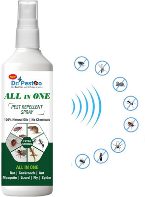 Dr.PestGo pest control spray for home Ant, Cockroach, Rat, Lizard, BedBugs, Spider spray(100 ml)