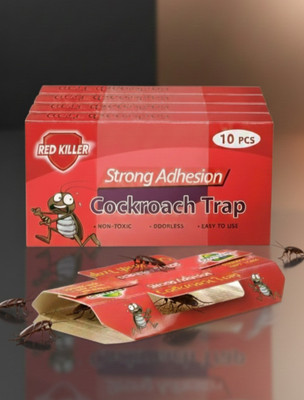 Thalaiva High-Strength Sticky Glue Trap for Cockroaches & Insects, Easy to Use, 10 Pieces(10 x 1 Units)