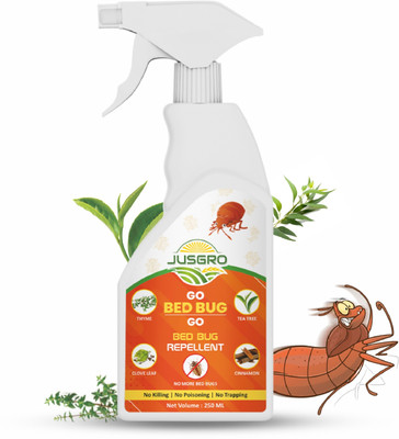 JusGro Bed Bugs Repellent and Killer Spray (250 ML)(1 Units)