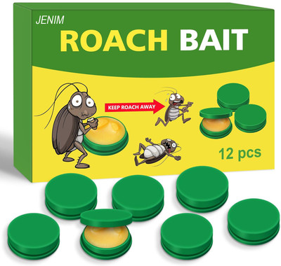 JENIM Cockroach Killer Gel - Kitchens & Bathrooms Cockroach Control.(12 x 5 ml)