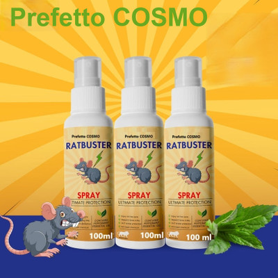 Prefetto COSMO Ratbuster PowerRepel Plus – Ultimate Rodent Blocker(3 x 100 ml)