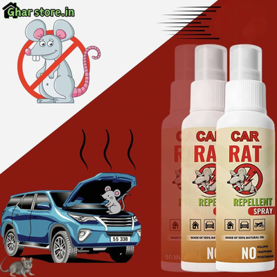 SCENTORA Rat Repellent Car Spray for Cars Highly Effective Easy to Spray(2 x 100 ml)