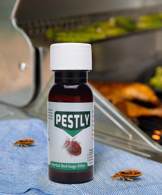 Pestly Bed Bug Concentrate - 60 ml concentrate makes 2000 ml ready mix with water(2 x 30 ml)