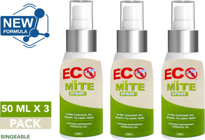 Bingeable Plant-Based Eco Mite Spray Set (3 Bottles, 50ml Each)(3 x 50 ml)