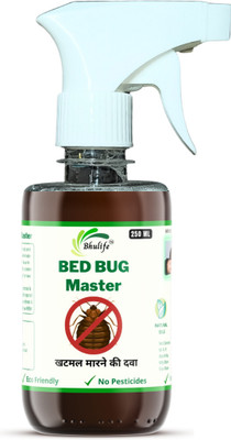 BhuLife Natural Khatmal Marne Ki Spray | Bedbug Eliminator Organic Spray(250 ml)