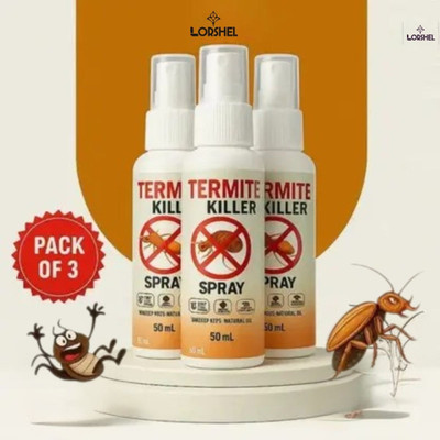 LORSHEL Termite Killer Spray : Premium Quality & Safe for Home Use(3 x 50 ml)