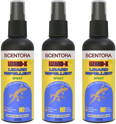 SCENTORA Lizard Repellent Spray(3 x 100 ml)