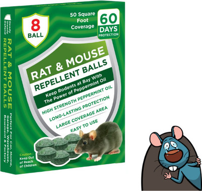 ANAND ENTEERPRISE Rat Repellent Spray For Car & Home | rat trap rat killer rodent killer(8 Units)