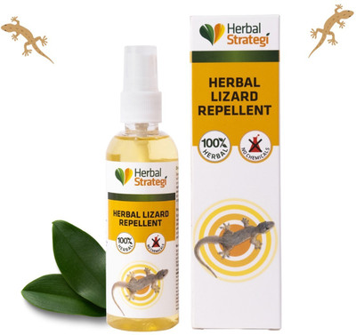 HERBAL STRATEGI Lizard Spray, Non-Toxic, Effective Lizard Repellent, Not a Lizard Killer(100 ml)