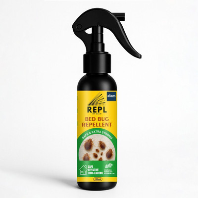 ELEM Repl BedBug Repellent Spray 120ml for Home| Khatmal Spray for Mattress(120 ml)