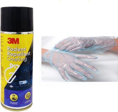 3M Gloves & Rodent Repellant Coating 250g Combo – Safety & Protection(250 g)