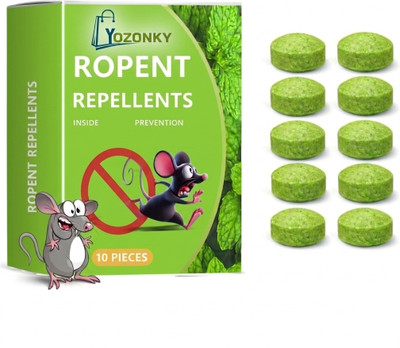 Thalaiva Mouse Repellent Ball - Mouse Deterrent for Indoor-Outdoor Garage(10 x 1 Units)