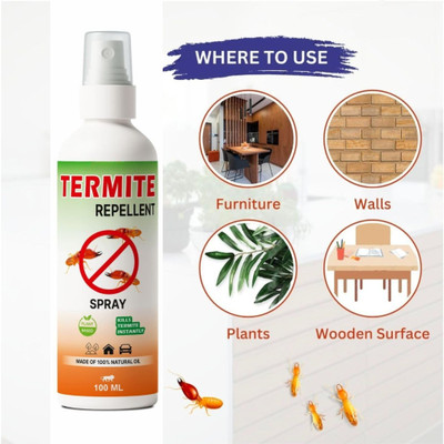 LootZoo Non-Toxic Termite Repellent Spray for Wooden Structures(100 ml)