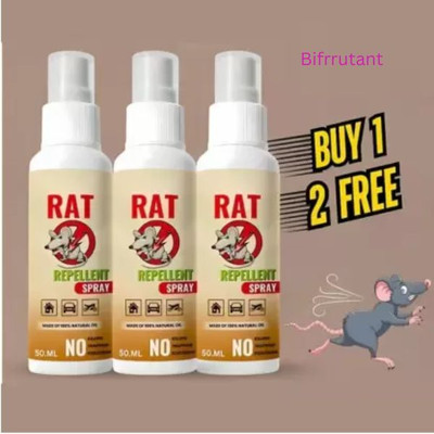 BIFRRUTANT Rat Repellent Spray Instant Rat Control(3 x 16.67 ml)