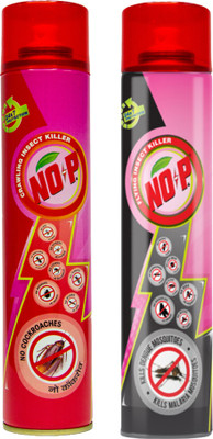 no-p Combo - Crawling Insect Killer + Flying Insect Killer(2 x 320 ml)