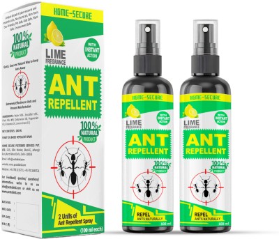 Home-Secure Ant Killer Spray-Natural Ant Repellent, Organic Herbal, No Chemical Non-Toxic(2 x 100 ml)