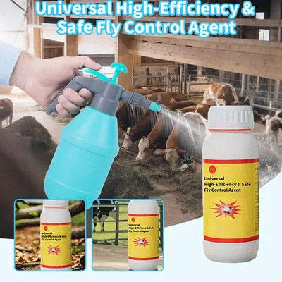 OSUFI Fast-Acting Fly Control Liquid Concentrate for Home, Farms, Hotels & Commercial(2 x 100 ml)