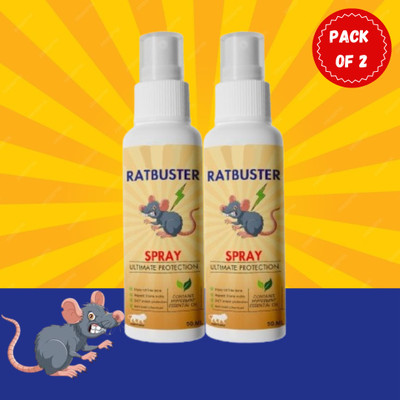 URBANUCANBE Rat Buster Spray Prevent Rats Attack (100ml) pack of 2(2 x 50 ml)