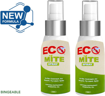 Bingeable Eco Mite Plant Spray (Pack of 2) for Natural Mite and Pest Protection(2 x 50 ml)