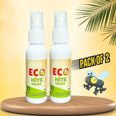 AYYIASHI Eco Mite Spray- Pack Of 2 Safe & Eco-friendly Natural Pest Control For Your Home(2 x 50 ml)