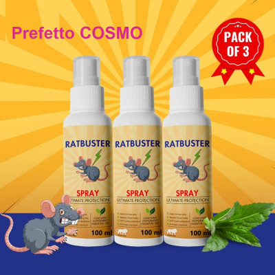 Prefetto COSMO Stop Rat Invasions with Rat Buster Repellent(3 x 100 ml)