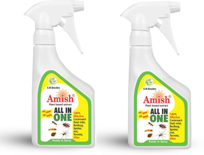 Amish All in One Spray for Home Cockroach/Bedbug/Ant Pack Of 2(2 x 125 ml)