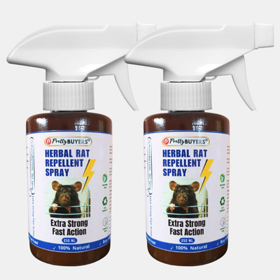 PrettyBUYERS Herbal Rat Repellent for Home | Organic Rat Repellent Spray(2 x 250 ml)